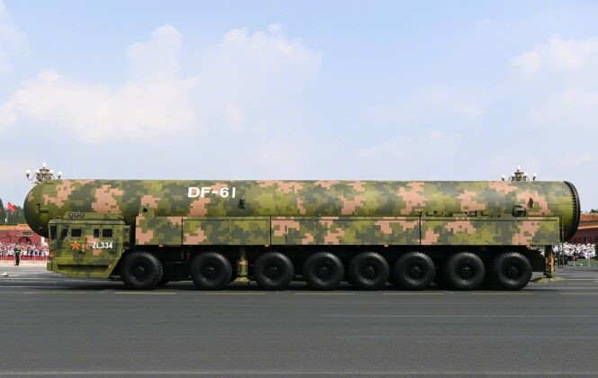 DF 61 Chinese ICBM (A)
